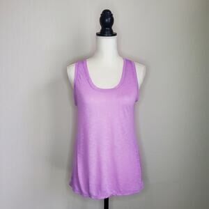 Zella Athletic Purple Tank Top Small